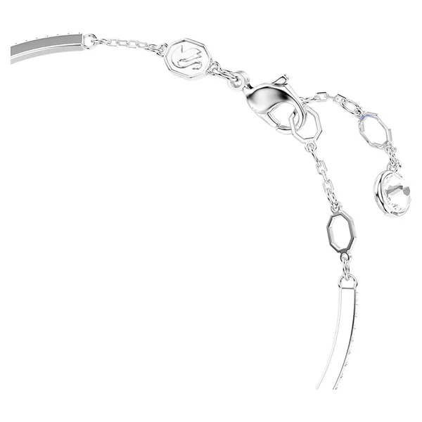 Vòng Đeo Tay Nữ Swarovski Connexus Bracelet Mixed cuts, `Love is around`, Blue, Rhodium Plated 5690039 Màu Bạc
