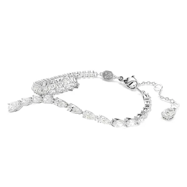 Vòng Đeo Tay Nữ Swarovski Matrix Bracelet Mixed Cuts White Rhodium Plated 5693154 Màu Bạc