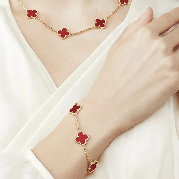 Vòng Đeo Tay Nữ Van Cleef & Arpels Bracelet Vàng 18K Màu Đỏ Vàng - Trang sức - Vua Hàng Hiệu