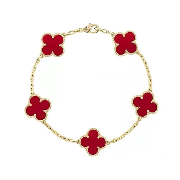 Vòng Đeo Tay Nữ Van Cleef & Arpels Bracelet Vàng 18K Màu Đỏ Vàng - Trang sức - Vua Hàng Hiệu