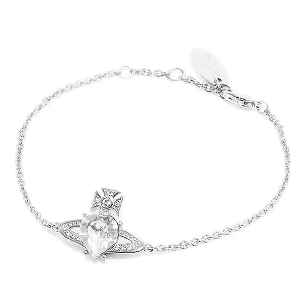 Vòng Đeo Tay Nữ Vivienne Westwood Ariella Charm Bracelet Màu Bạc