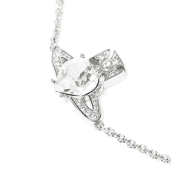 Vòng Đeo Tay Nữ Vivienne Westwood Ariella Charm Bracelet Màu Bạc
