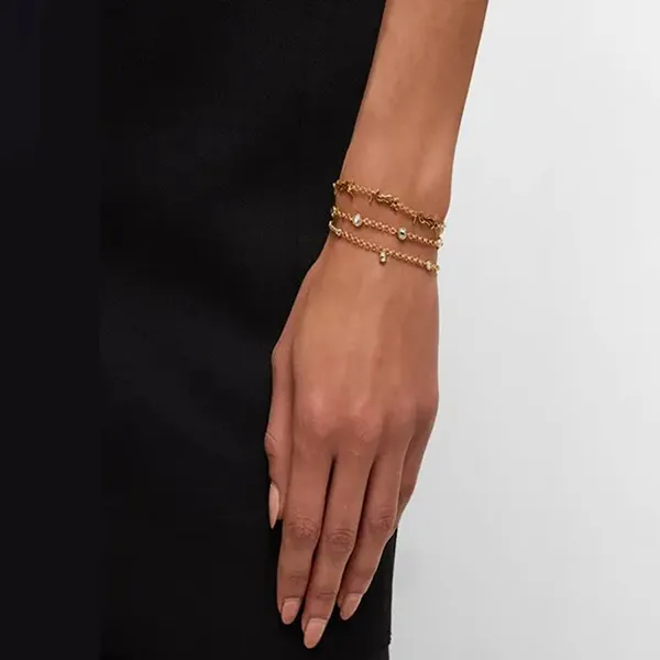 Vòng Đeo Tay Nữ Yves Saint Laurent YSL Cassandra Bracelet Màu Vàng Gold - Trang sức - Vua Hàng Hiệu