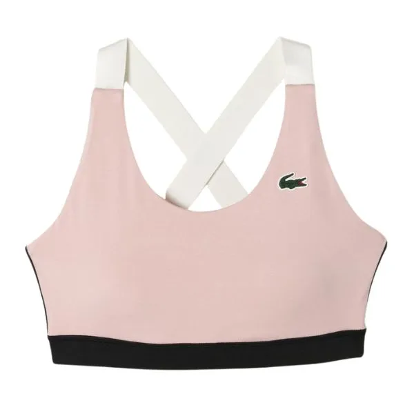 Áo Ngực Thể Thao Nữ Lacoste Women's Solid Bra Top IF4923 53G YIM Màu Hồng Trắng Size S - Thời trang - Vua Hàng Hiệu