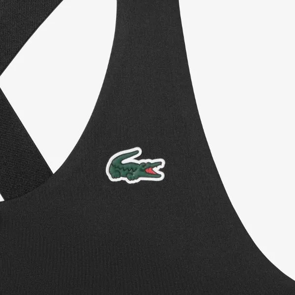 Áo Ngực Thể Thao Nữ Lacoste Women's Solid Bra Top IF4923 53G 8VM Màu Đen Size S - Thời trang - Vua Hàng Hiệu