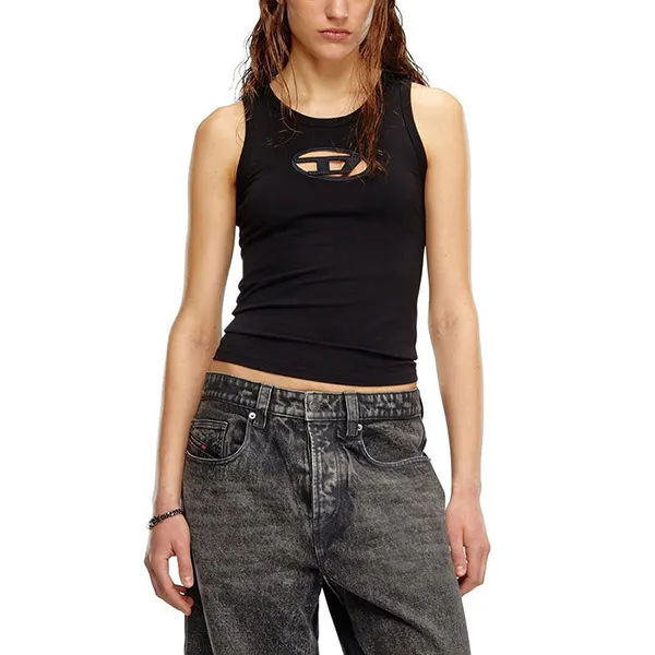Áo Ba Lỗ Nữ Diesel Tank Top A15703 0AFAA 9XXA Màu Đen Size S