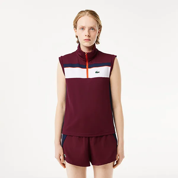 Áo Ba Lỗ Nữ Lacoste Tennis Donna Athlete PF1181 00 LIX Màu Đỏ Size 34 - Thời trang - Vua Hàng Hiệu