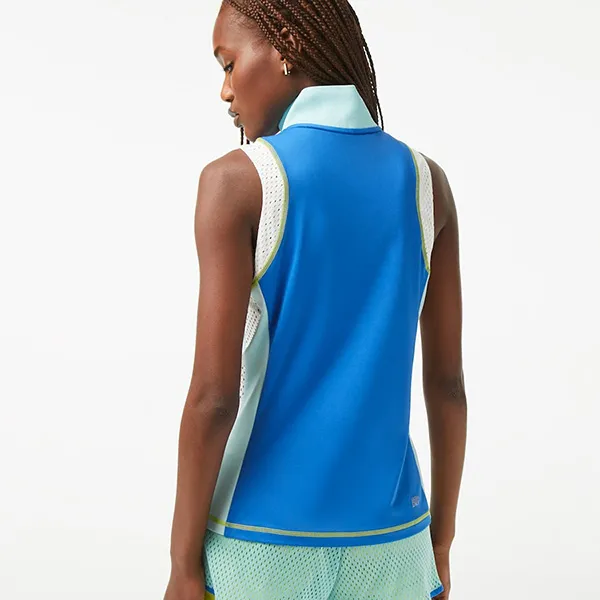 Áo Ba Lỗ Nữ Lacoste Tennis Sleeveless PF4924 00 7SV Màu Xanh Blue Size 36 - Thời trang - Vua Hàng Hiệu