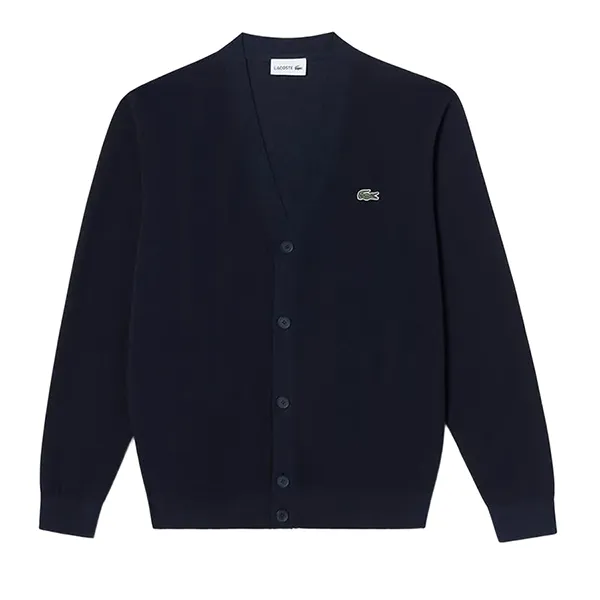 Áo Len Cardigan Nam Lacoste Men's Lecture Pique Solid Cardigan AH203E 54G 166 Màu Xanh Navy Size S - Thời trang - Vua Hàng Hiệu