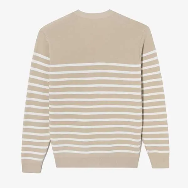 Áo Len Cardigan Nam Lacoste Men's Marine Stripe AH124E 54G 217 Màu Be Size S - Thời trang - Vua Hàng Hiệu