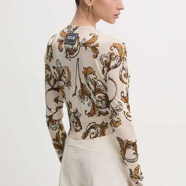 Áo Len Nữ Versace Jeans Couture Sweater 78HAFM21 CMN45 003 Màu Trắng Size M - Thời trang - Vua Hàng Hiệu