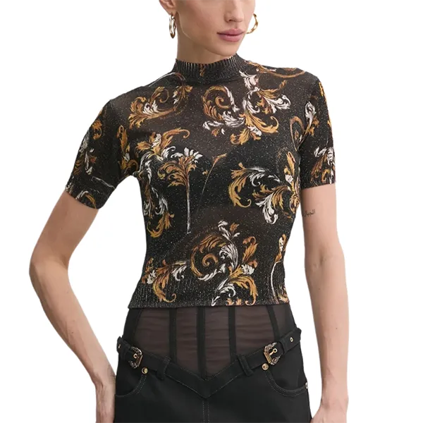 Áo Len Nữ Versace Jeans Couture Sweater Black Slim Fit 78HAFM07 CMN45 G89 Màu Đen Size S - Thời trang - Vua Hàng Hiệu