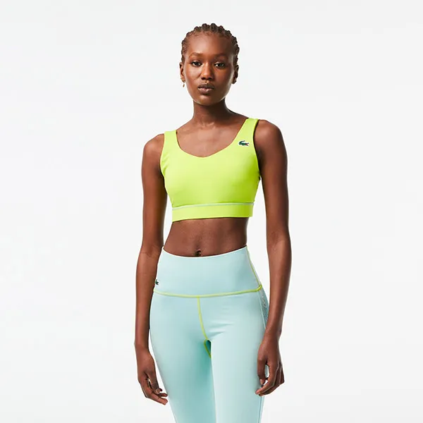 Áo Ngực Thể Thao Lacoste Sport Ultra-dry Recycled Polyester Sports Bra IF4912 53G YIZ Màu Xanh Lá Size XS - Thời trang - Vua Hàng Hiệu
