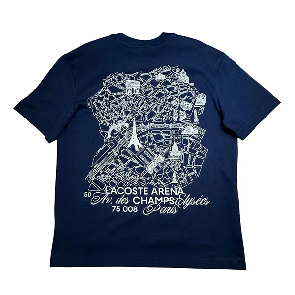 Áo Phông Nam Lacoste Men's T-Shirt TH3686 166 Màu Xanh Navy Size M - Thời trang - Vua Hàng Hiệu