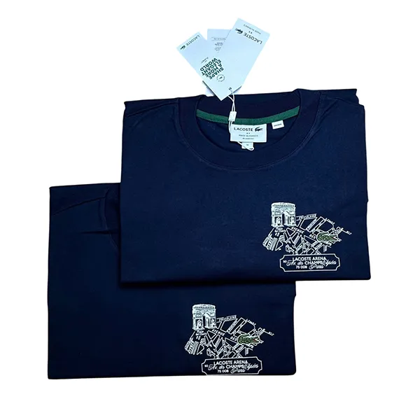Áo Phông Nam Lacoste Men's T-Shirt TH3686 166 Màu Xanh Navy Size M - Thời trang - Vua Hàng Hiệu