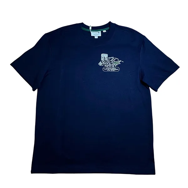 Áo Phông Nam Lacoste Men's T-Shirt TH3686 166 Màu Xanh Navy Size M - Thời trang - Vua Hàng Hiệu