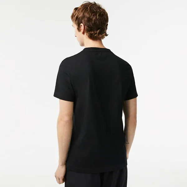 Áo Phông Nam Lacoste Sport Regular Fit With Contrast Branding T-Shirt TH5189 031 Màu Đen Size 4 - Thời trang - Vua Hàng Hiệu