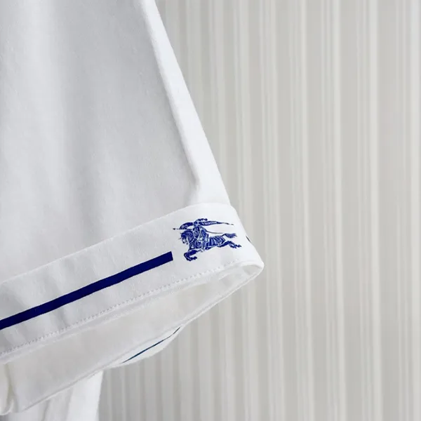 Áo Phông Nữ Burberry White Short Sleeve Cotton Straight Hem 8084783 Tshirt Màu Trắng Size S - Thời trang - Vua Hàng Hiệu