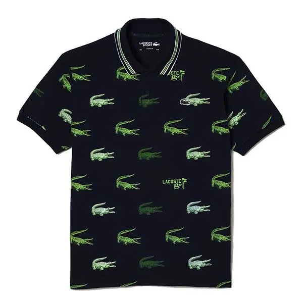 Áo Polo Nam Lacoste Golf Crocodile Print Polo Shirt DH5181 Màu Xanh Navy - Thời trang - Vua Hàng Hiệu