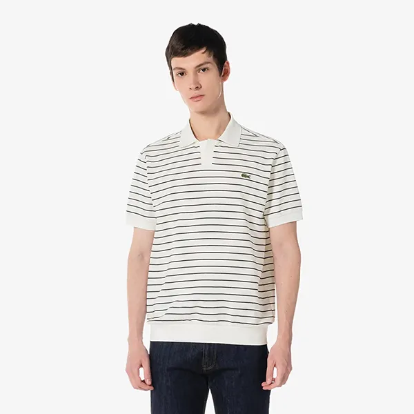 Áo Polo Lacoste Regular Fit– PH386E 001 Màu Đen Trắng Size 3 - Thời trang - Vua Hàng Hiệu