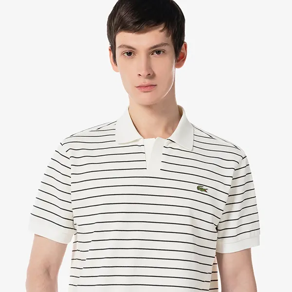Áo Polo Lacoste Regular Fit– PH386E 001 Màu Đen Trắng Size 3 - Thời trang - Vua Hàng Hiệu