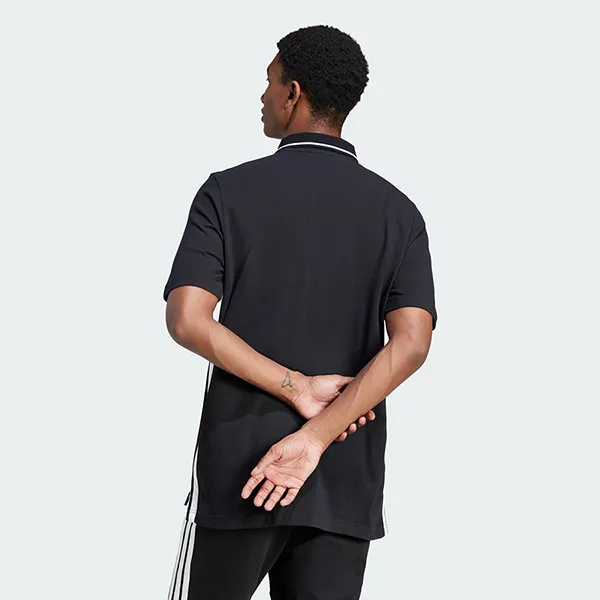 Áo Polo Nam Adidas Essentials 3 Sọc Vải Piqué JE6380 Màu Đen Size XS - Thời trang - Vua Hàng Hiệu