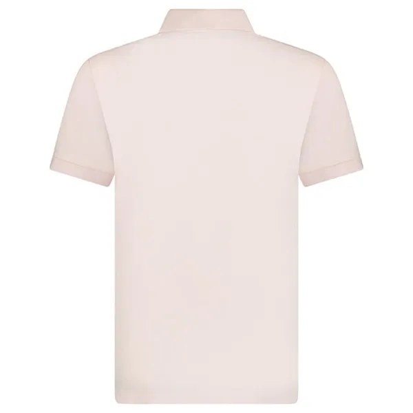 Áo Polo Nam Burberry Hartford Check Placket Polo Shirt Pink Màu Hồng Size XS