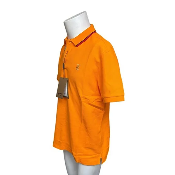 Áo Polo Nam Burberry Men's Orange Tb Logo Shirt 8040702 Màu Cam Size S