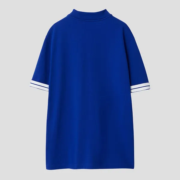 Áo Polo Nam Burberry Pique Cotton Blue 80821251 Màu Xanh Dương Size M - Thời trang - Vua Hàng Hiệu