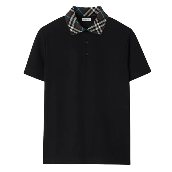Áo Polo Nam Burberry Shirt Black 8103865 Màu Đen Size S