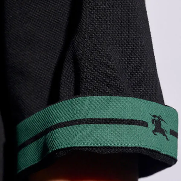 Áo Polo Nam Burberry With Logo Polo Màu Đen Size M - Thời trang - Vua Hàng Hiệu