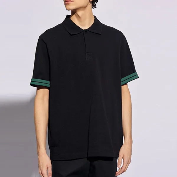 Áo Polo Nam Burberry With Logo Polo Màu Đen Size M - Thời trang - Vua Hàng Hiệu