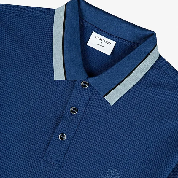Áo Polo Nam Giovanni GPL0185-1 Màu Xanh Navy Size S