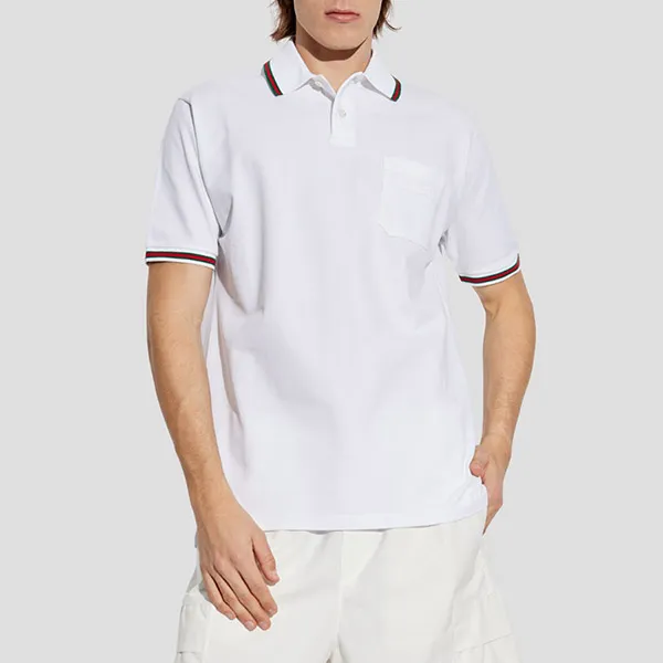 Áo Polo Nam Gucci Cotton With Logo Embroidery In White 795174 XJG5C 9733 Màu Trắng Size XS - Thời trang - Vua Hàng Hiệu