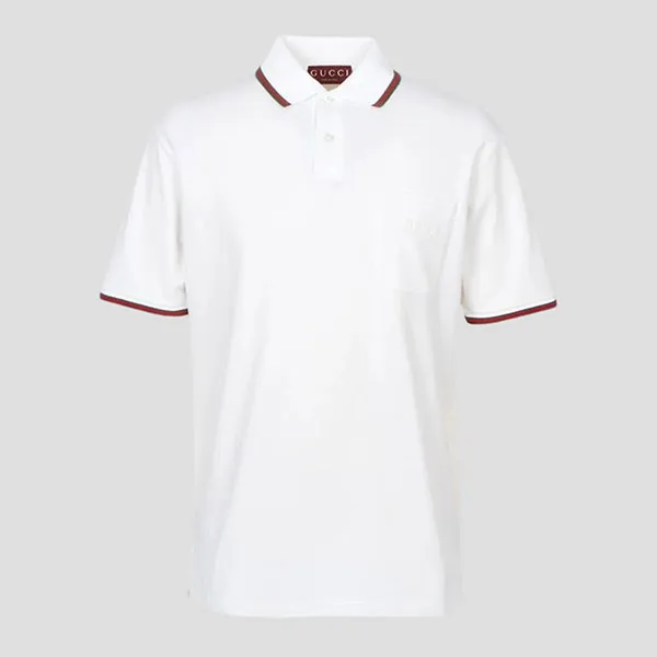 Áo Polo Nam Gucci Cotton With Logo Embroidery In White 795174 XJG5C 9733 Màu Trắng Size XS - Thời trang - Vua Hàng Hiệu
