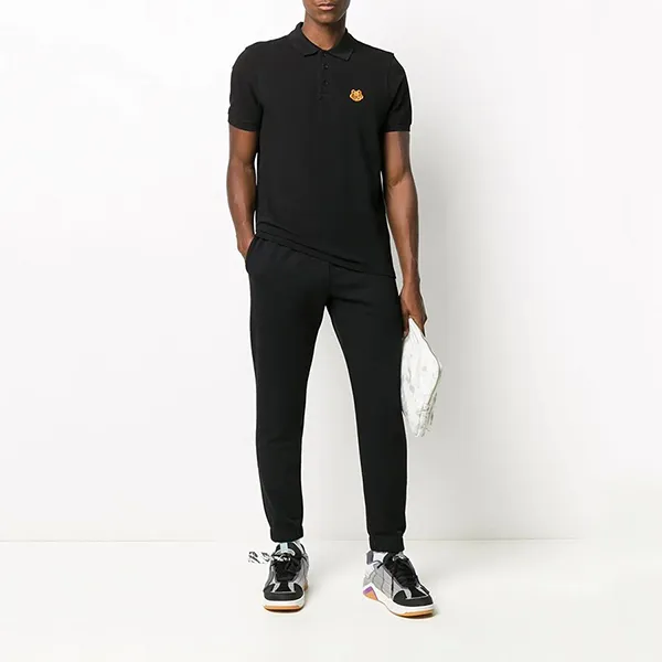 Áo Polo Nam Kenzo Tiger Embroidered Logo Màu Đen Size S - Thời trang - Vua Hàng Hiệu