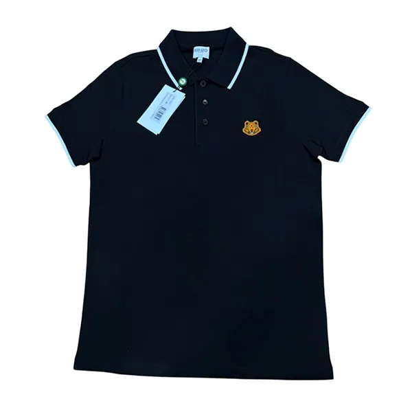 Áo Polo Nam Kenzo Tiger Patch Shirt 4BA99 Màu Đen Size XS - Thời trang - Vua Hàng Hiệu