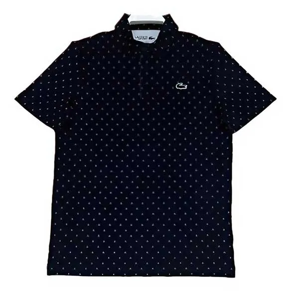 Áo Polo Nam Lacoste Anti UV Printed Golf Màu Đen Size 3 - Thời trang - Vua Hàng Hiệu