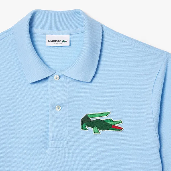 Áo Polo Nam Lacoste Classic Fit L.12.12 Badge Polo Shirt PH3600 HBP Màu Xanh Nhạt Size 3 - Thời trang - Vua Hàng Hiệu