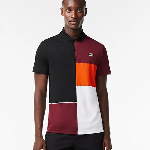 Áo Polo Nam Lacoste Men's Regular Fit Tennis DH1082-MIQ Phối Màu Size 4