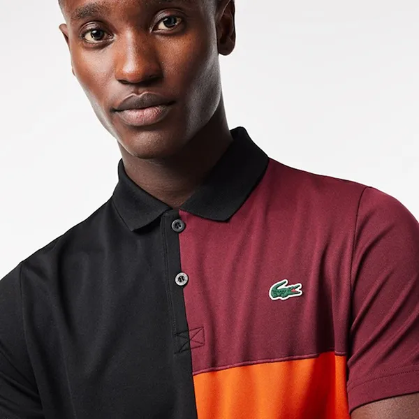 Áo Polo Nam Lacoste Men's Regular Fit Tennis DH1082-MIQ Phối Màu Size 4