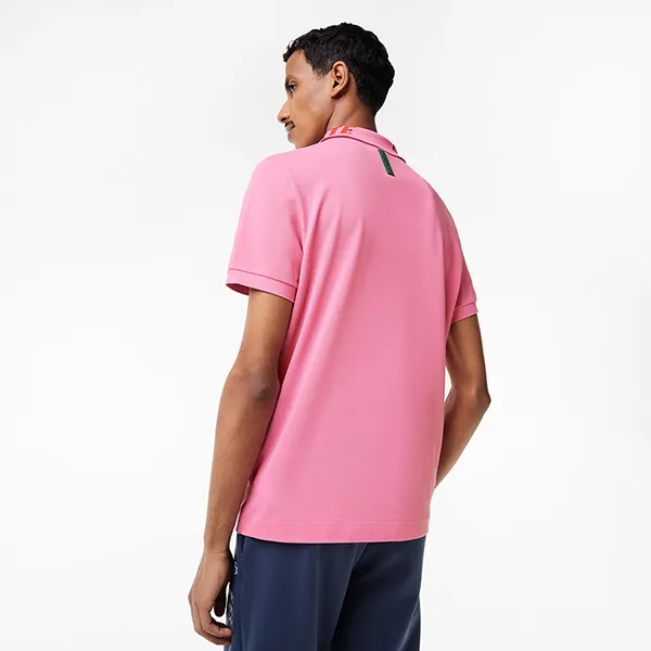 Áo Polo Nam Lacoste Men's Slim Fit Lacoste Movement Polo PH9642 2R3 Màu Hồng Size 4 - Thời trang - Vua Hàng Hiệu