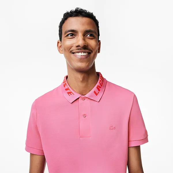 Áo Polo Nam Lacoste Men's Slim Fit Lacoste Movement Polo PH9642 2R3 Màu Hồng Size 4 - Thời trang - Vua Hàng Hiệu