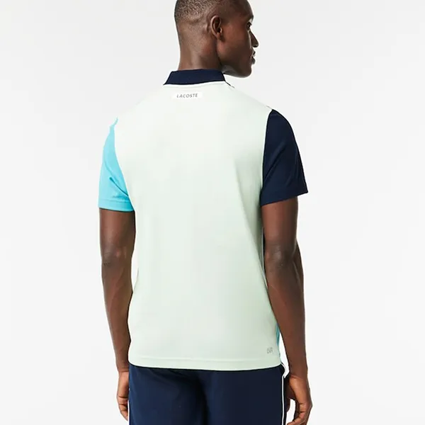 Áo Polo Nam Lacoste Men's Tennis Regular Fit De Fibra Reciclada DH1082-23-RIH Phối Màu Size 2 - Thời trang - Vua Hàng Hiệu