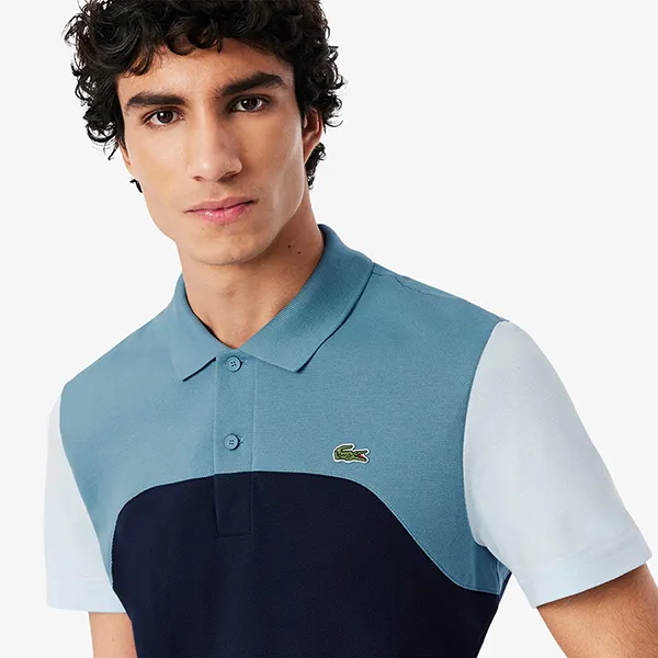 Áo Polo Nam Lacoste Regular Fit L.12.12 Petit Piqué PH2524 I0M Màu Xanh Size 3 - Thời trang - Vua Hàng Hiệu