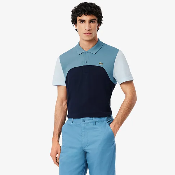 Áo Polo Nam Lacoste Regular Fit L.12.12 Petit Piqué PH2524 I0M Màu Xanh Size 3 - Thời trang - Vua Hàng Hiệu