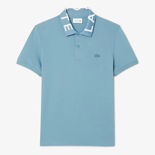 Áo Polo Nam Lacoste Slim Fit Jacquard Branded PH9538 51 HD9 Màu Xanh Blue Size 3 - Thời trang - Vua Hàng Hiệu