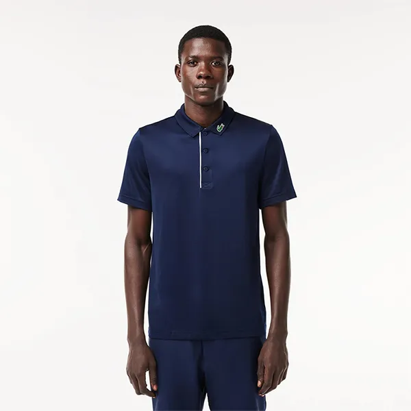Áo Polo Nam Lacoste Sport Jersey Golf Polo DH3982 10 525 Màu Xanh Navy Size 2