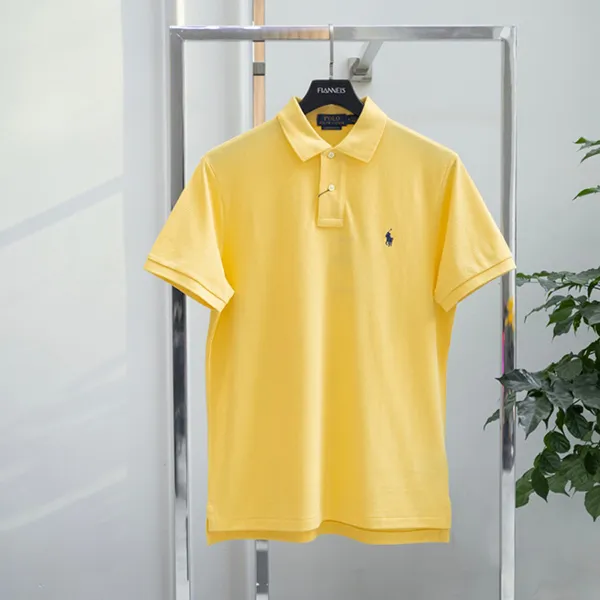 Áo Polo Nam Ralph Lauren In Yellow With Logo Embroidered Màu Vàng Size XS
