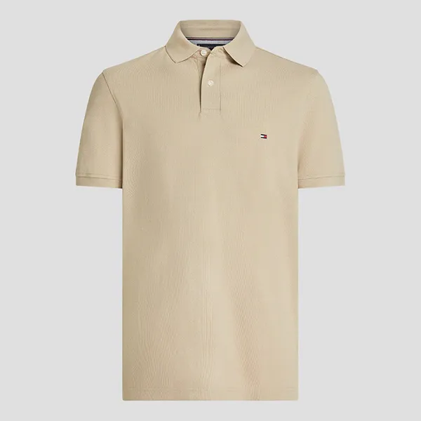 Áo Polo Nam Tommy Hilfiger Logo Embroidery In Beige XM0XM03902 RBL Màu Be Size XS - Thời trang - Vua Hàng Hiệu